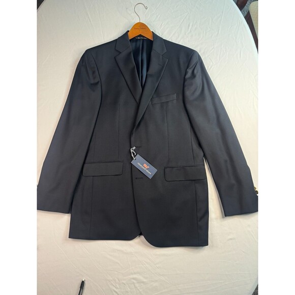 Vineyard Vines Blazer Mens Size 40L Luxor Jacket Suit Navy Blue Single-Breasted